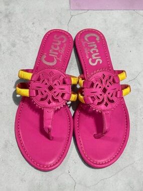 Circus by Sam Edelman Canyon Pink Slip On Thong Sandals Flip Flops